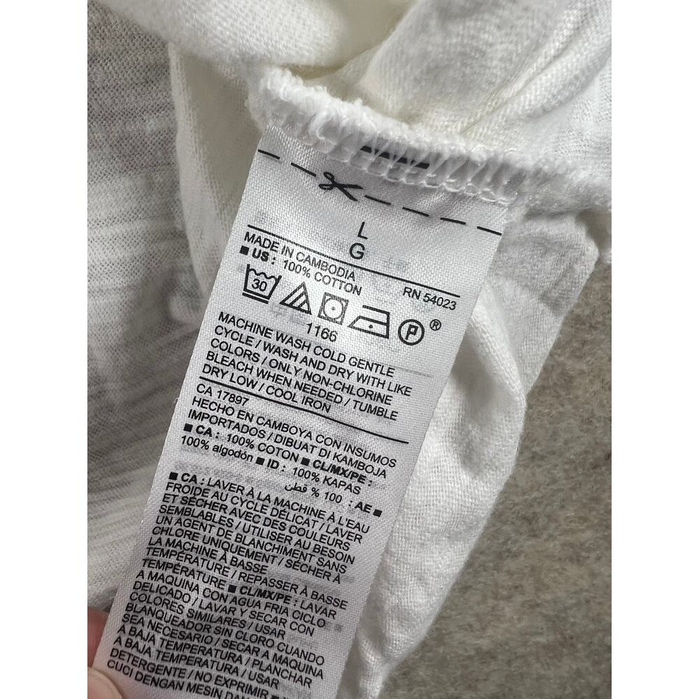 Old Navy Maternity White Eyelet Detail Tank Top Size Large - Picture 5 of 5